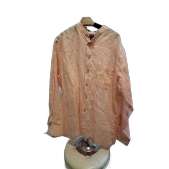 Paul Frederick Linen Shirt Bundle - Size L - Long and Short Sleeve Buttondown - Picture 2 of 9